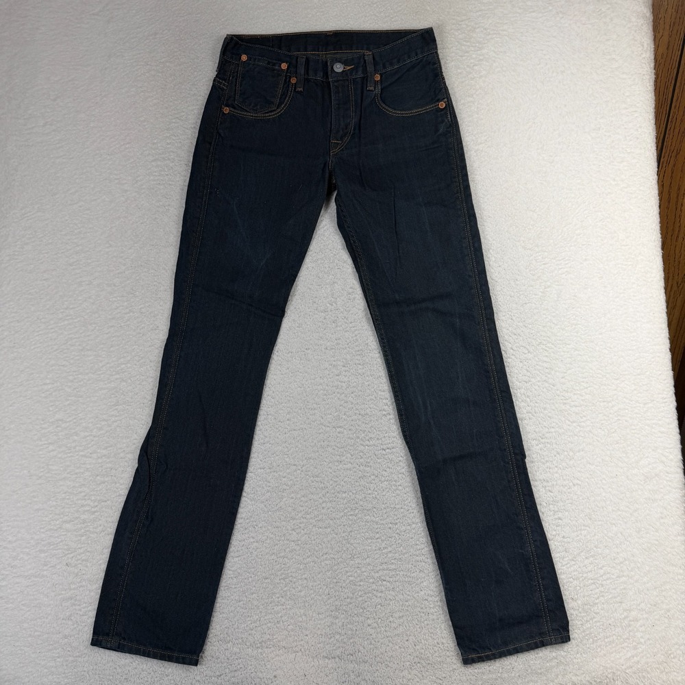 Levis 511 Skinny Blue Jeans Mens 30 Dark Wash Low Rise Denim 29.5x32